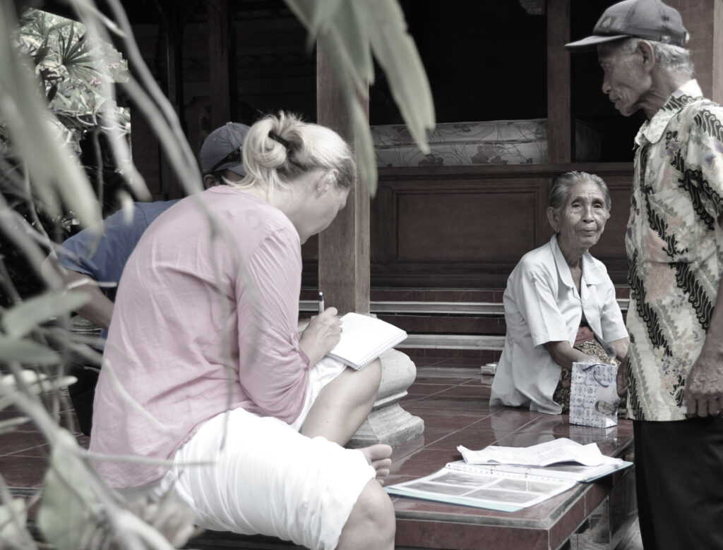 Seline Hofker op Balie, Hofker, Hofker Archief, Willem Gerard Hofker, Maria Hofker-Rueter, Indonesië